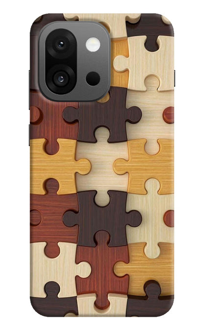 Wooden Puzzle OnePlus 13s Back Cover