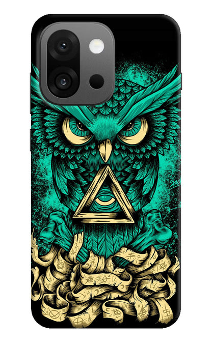 Green Owl OnePlus 13s Back Cover