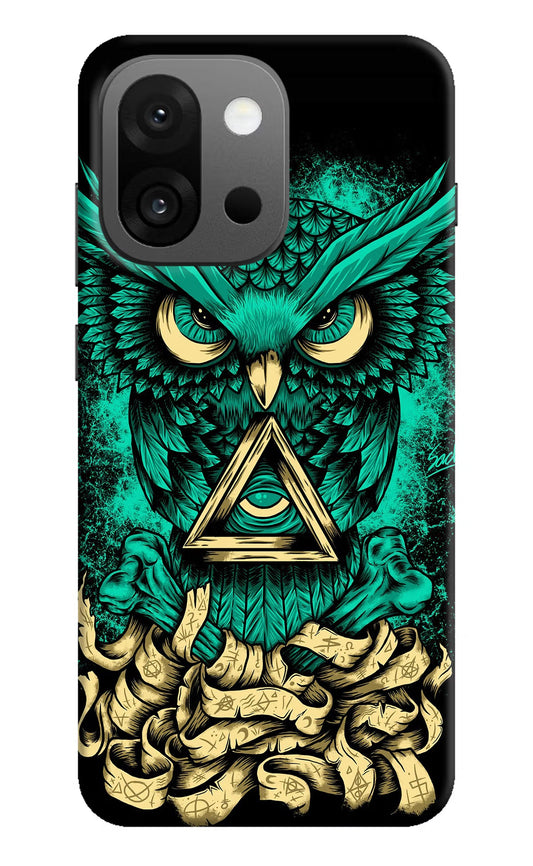 Green Owl OnePlus 13s Back Cover