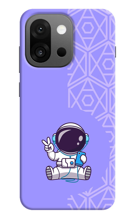 Cute Astronaut Chilling OnePlus 13s Back Cover