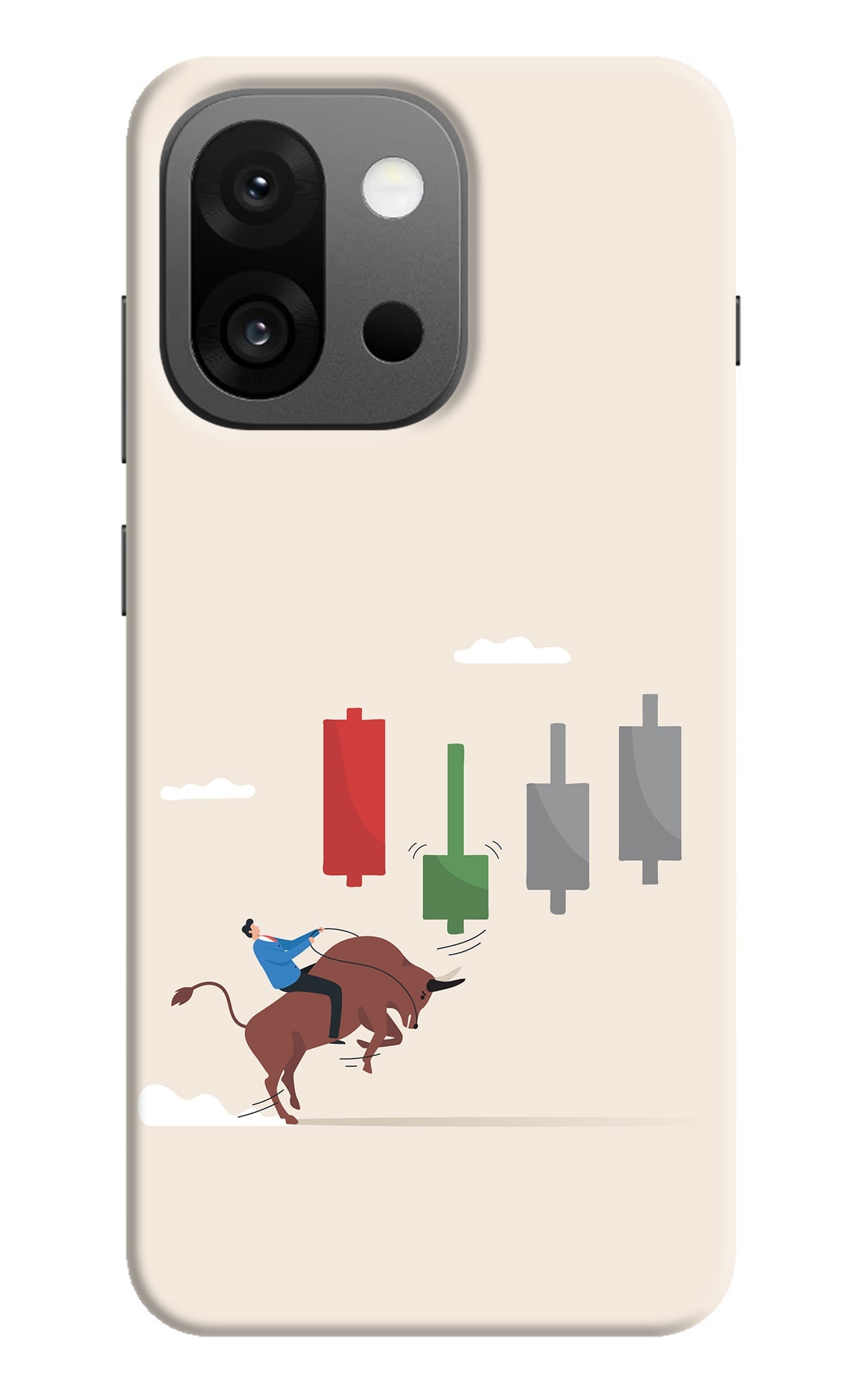 Bull Trading Momentum OnePlus 13s Back Cover