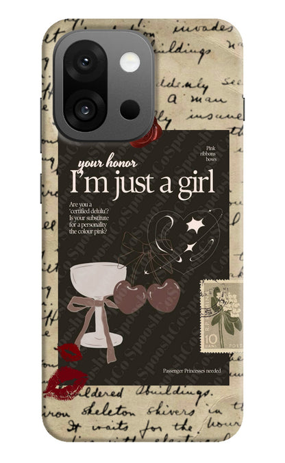 I am just a girl OnePlus 13s Back Cover