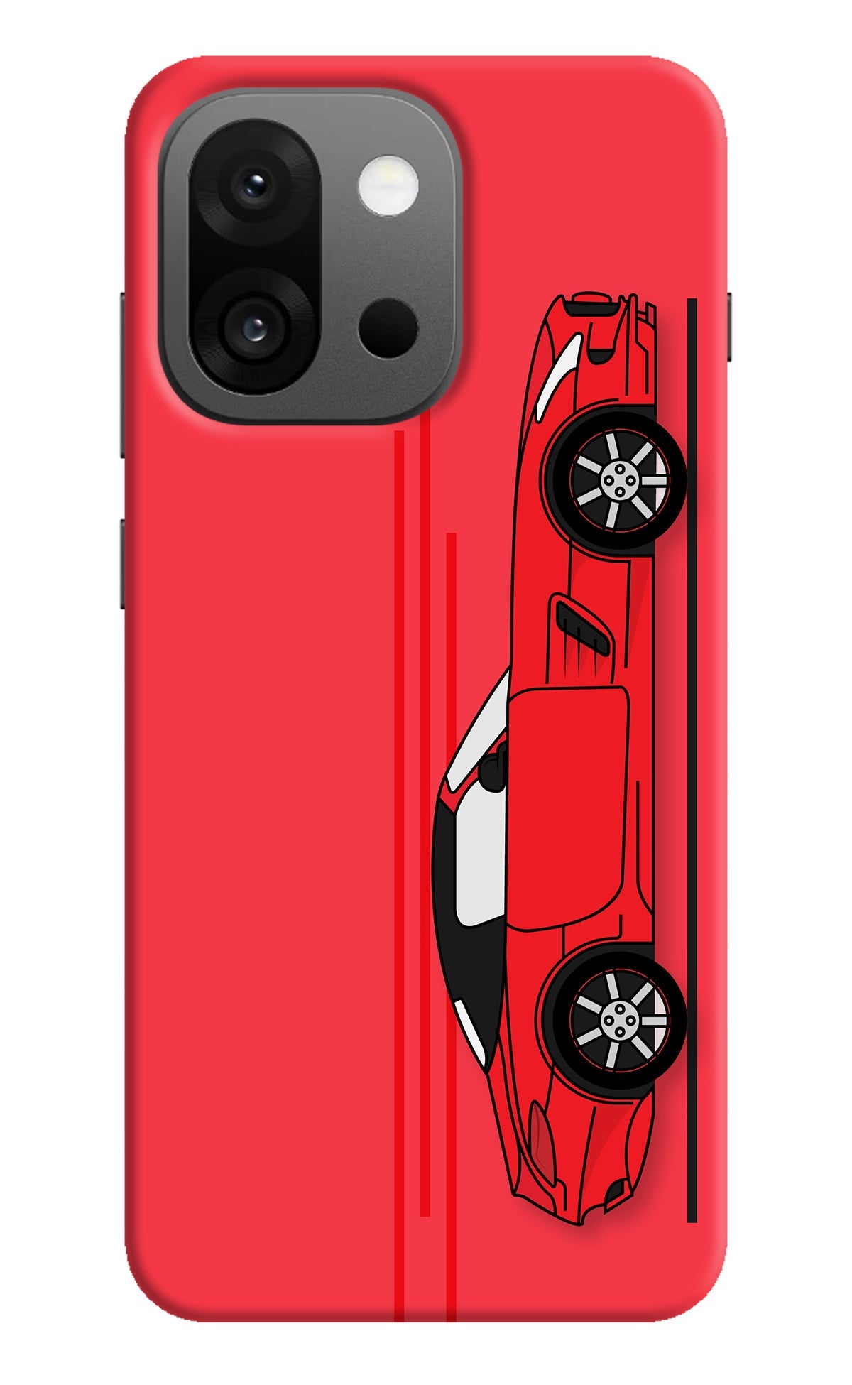 Red Velocity OnePlus 13s Back Cover