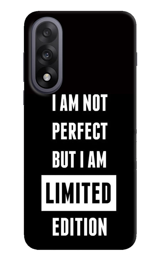 I Am Not Perfect But I Am Limited Edition OnePlus Nord 5 Back Cover