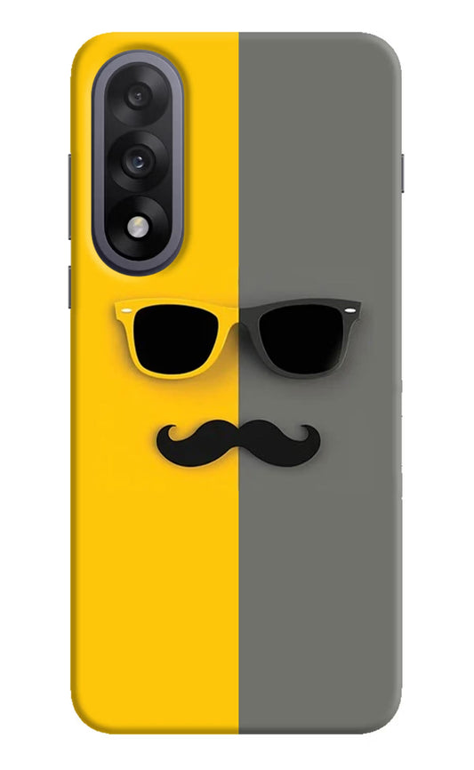Sunglasses with Mustache OnePlus Nord 5 Back Cover