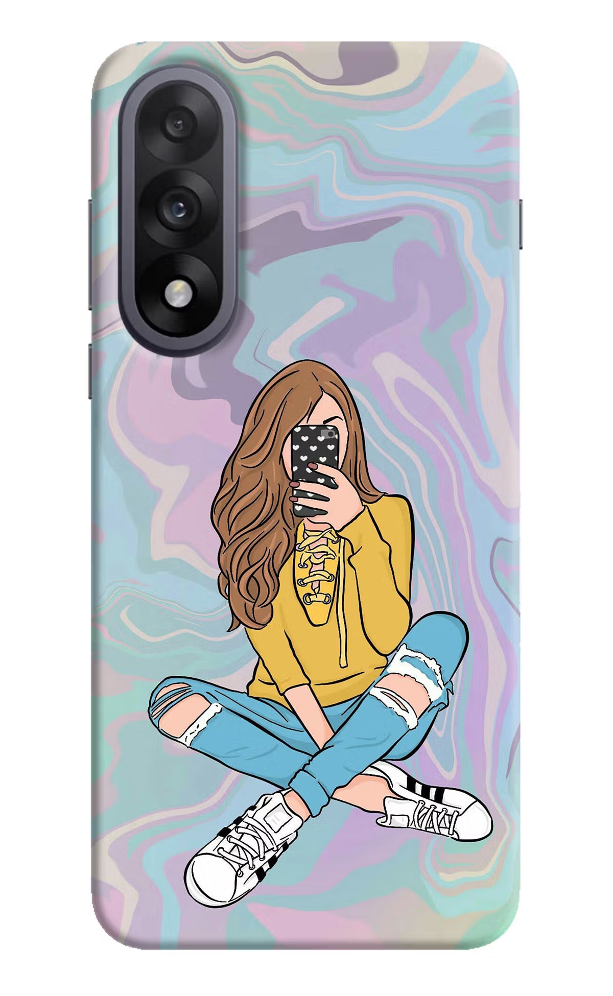 Selfie Girl OnePlus Nord 5 Back Cover