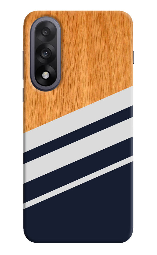 Blue and white wooden OnePlus Nord 5 Back Cover