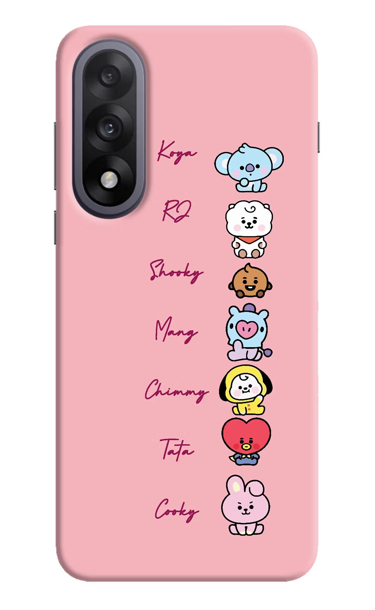 BTS names OnePlus Nord 5 Back Cover