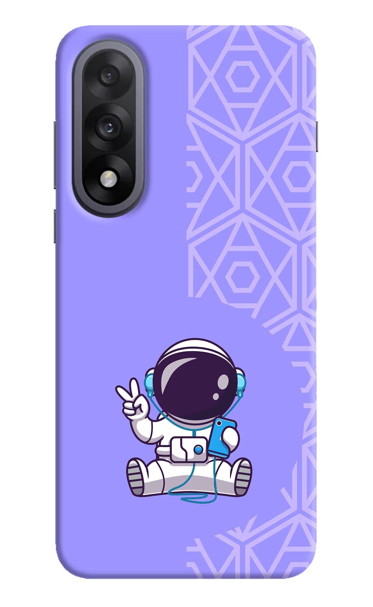 Cute Astronaut Chilling OnePlus Nord 5 Back Cover