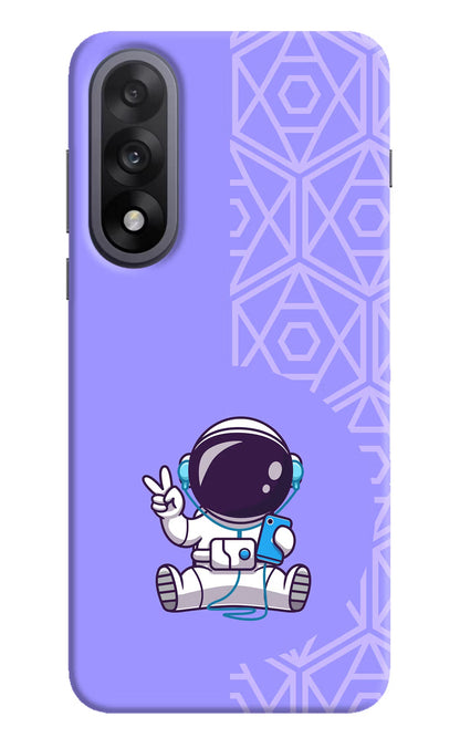 Cute Astronaut Chilling OnePlus Nord 5 Back Cover