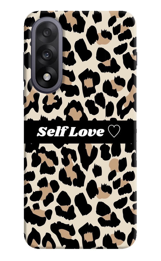 Leopard Print Self Love OnePlus Nord 5 Back Cover