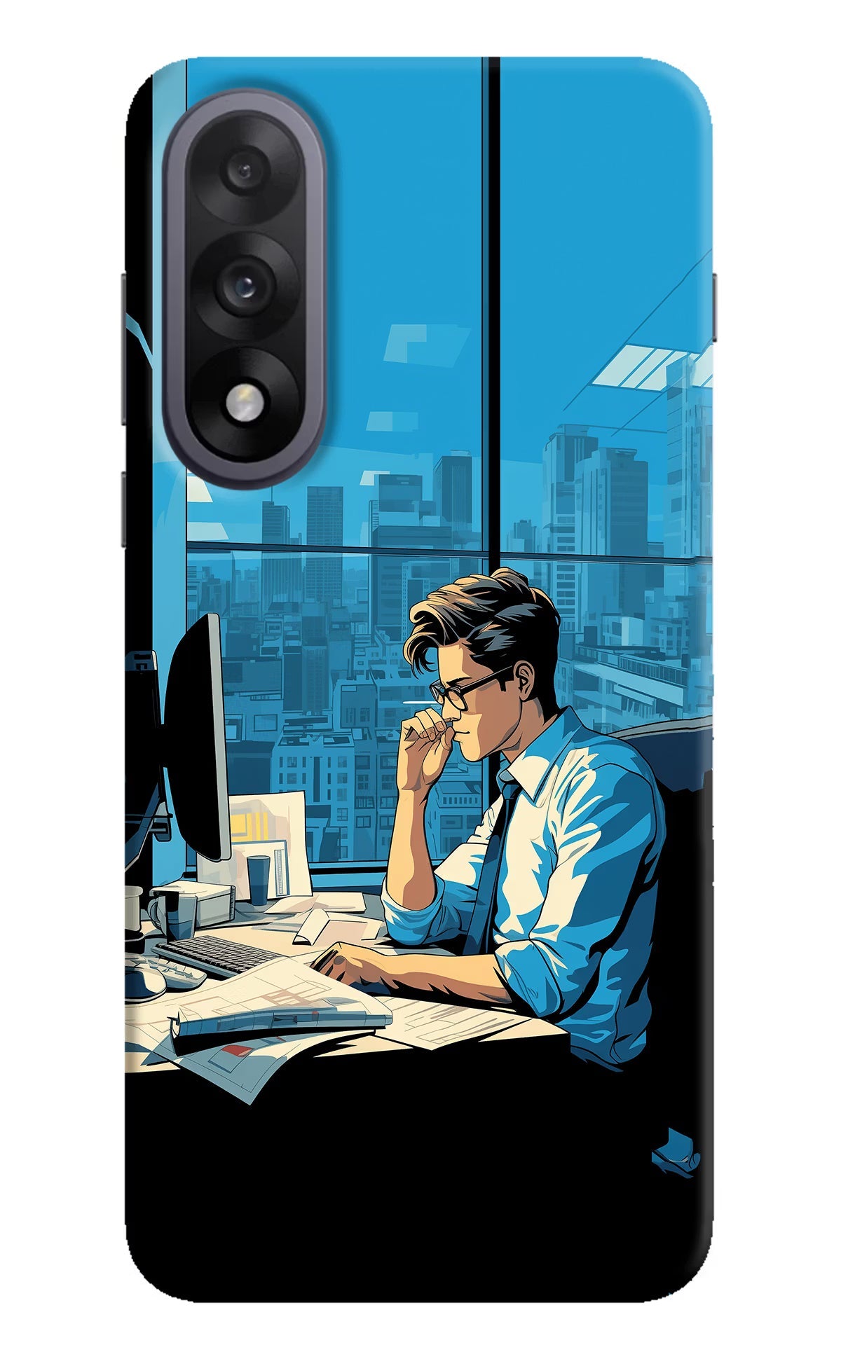Focused Hustler (AI Generated) OnePlus Nord 5 Back Cover