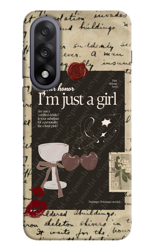 I am just a girl OnePlus Nord 5 Back Cover