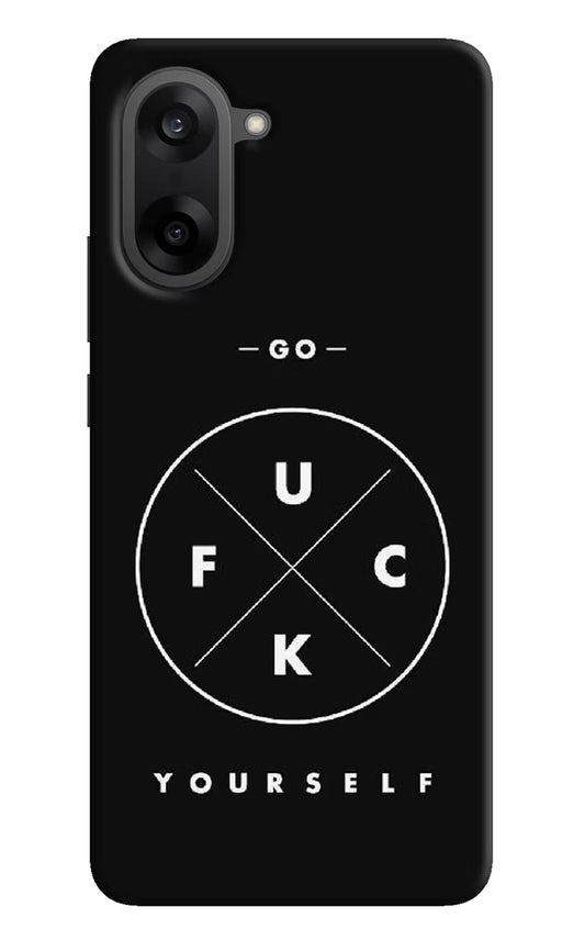 Go Fuck Yourself OnePlus Nord CE5 Back Cover
