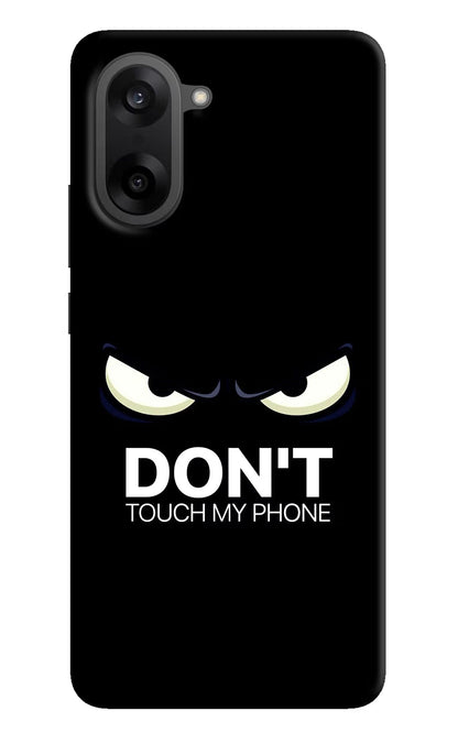 Don'T Touch My Phone OnePlus Nord CE5 Back Cover