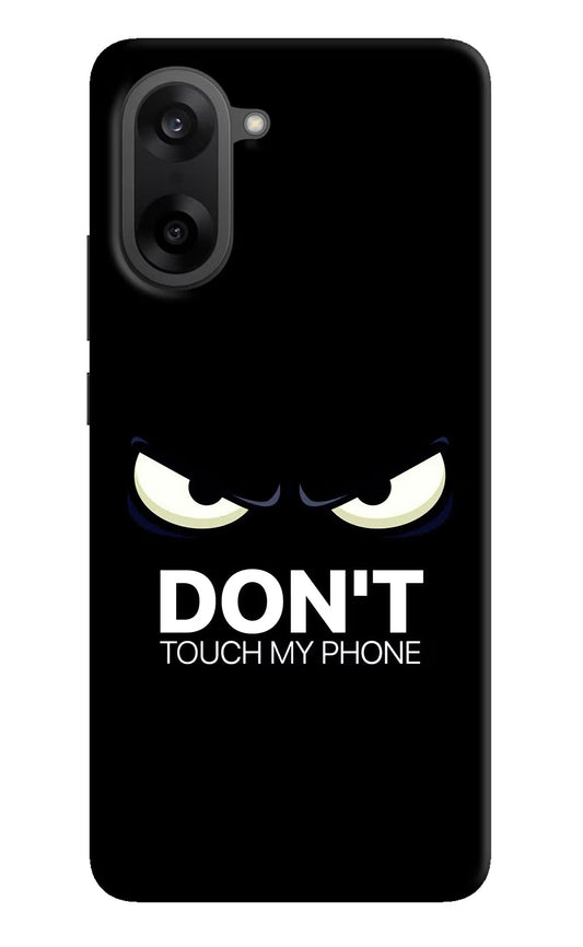 Don'T Touch My Phone OnePlus Nord CE5 Back Cover