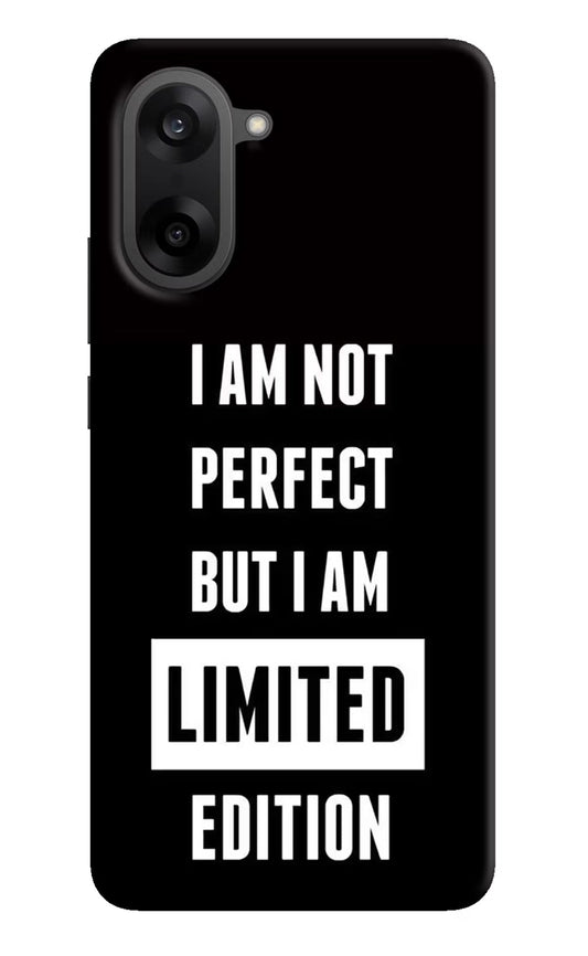 I Am Not Perfect But I Am Limited Edition OnePlus Nord CE5 Back Cover