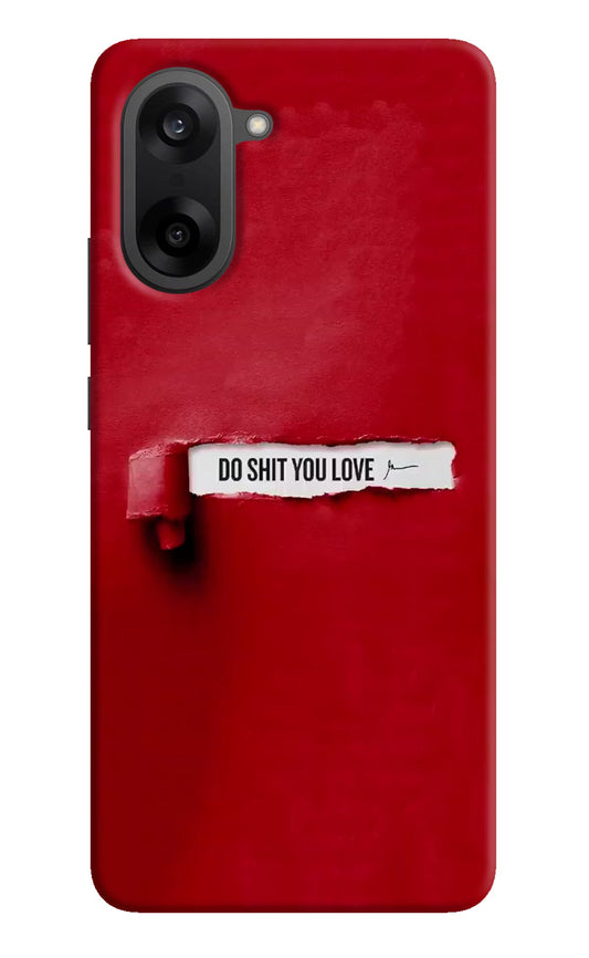Do Shit You Love OnePlus Nord CE5 Back Cover