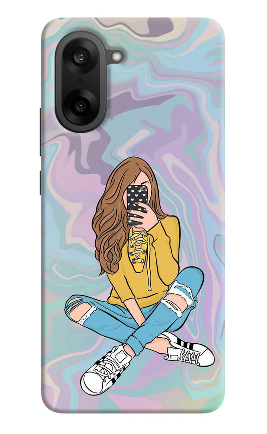 Selfie Girl OnePlus Nord CE5 Back Cover