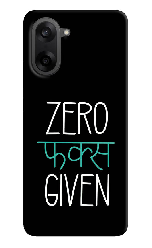 Zero Fucks Given OnePlus Nord CE5 Back Cover