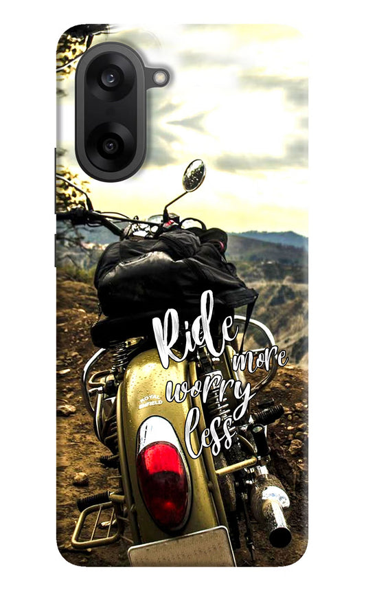 Ride More Worry Less OnePlus Nord CE5 Back Cover