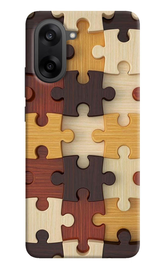 Wooden Puzzle OnePlus Nord CE5 Back Cover