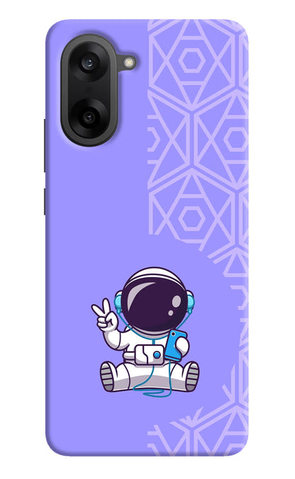 Cute Astronaut Chilling OnePlus Nord CE5 Back Cover