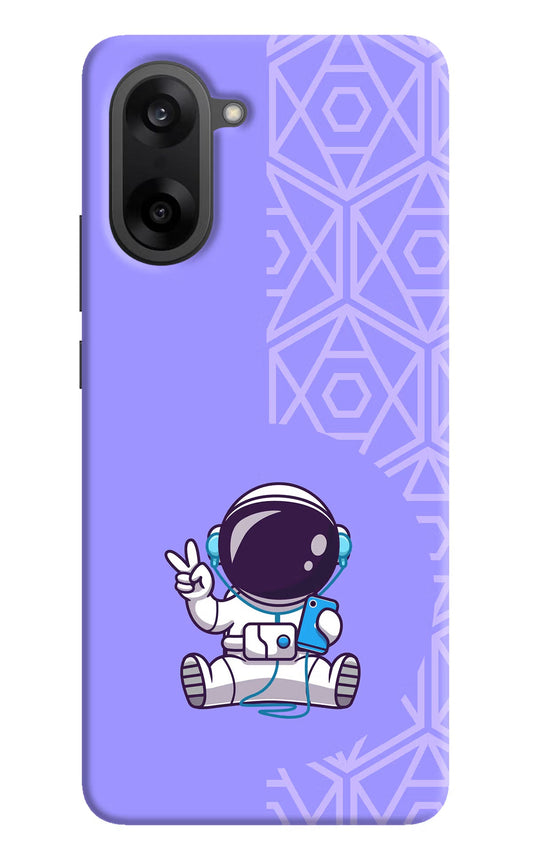 Cute Astronaut Chilling OnePlus Nord CE5 Back Cover