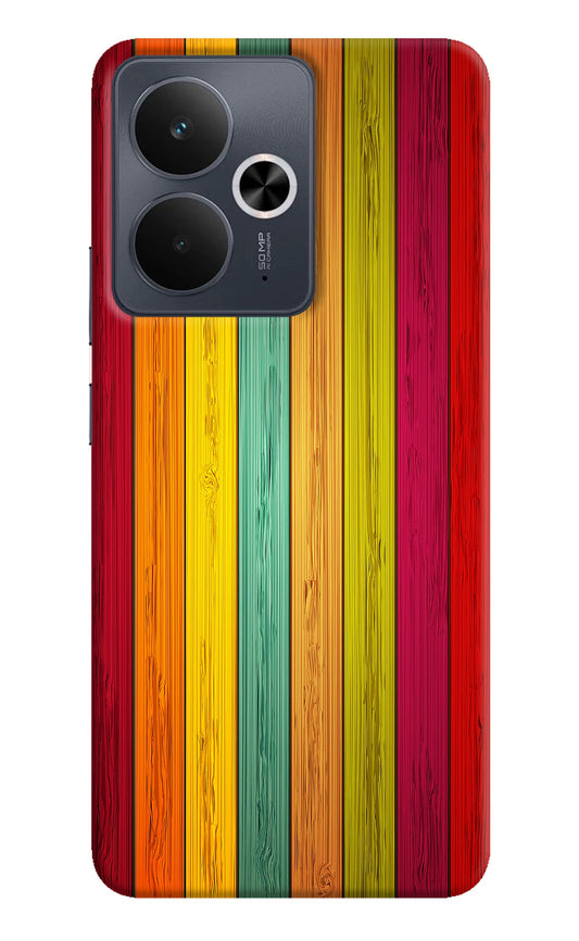 Multicolor Wooden Realme 14T 5G Back Cover