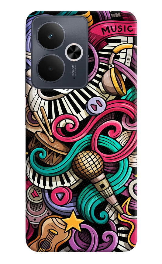 Music Abstract Realme 14T 5G Back Cover