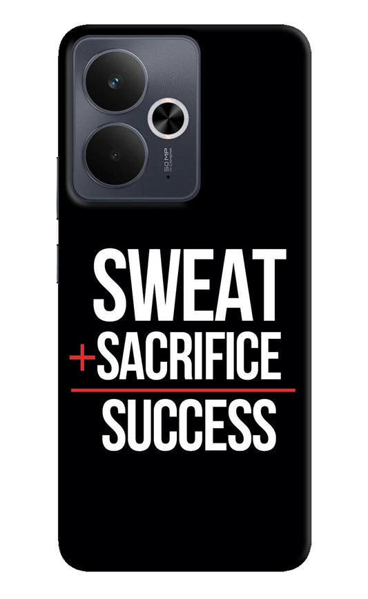 Sweat Sacrifice Success Realme 14T 5G Back Cover