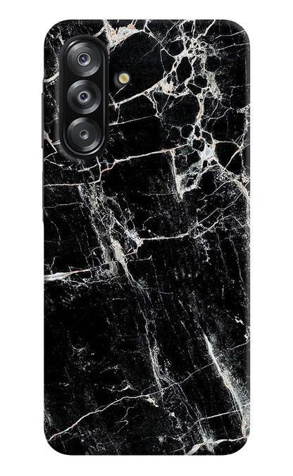 Black Marble Texture Samsung A26 Back Cover