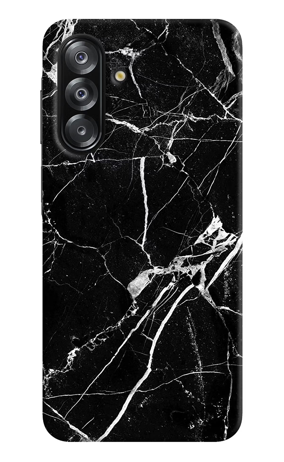 Black Marble Pattern Samsung A26 Back Cover