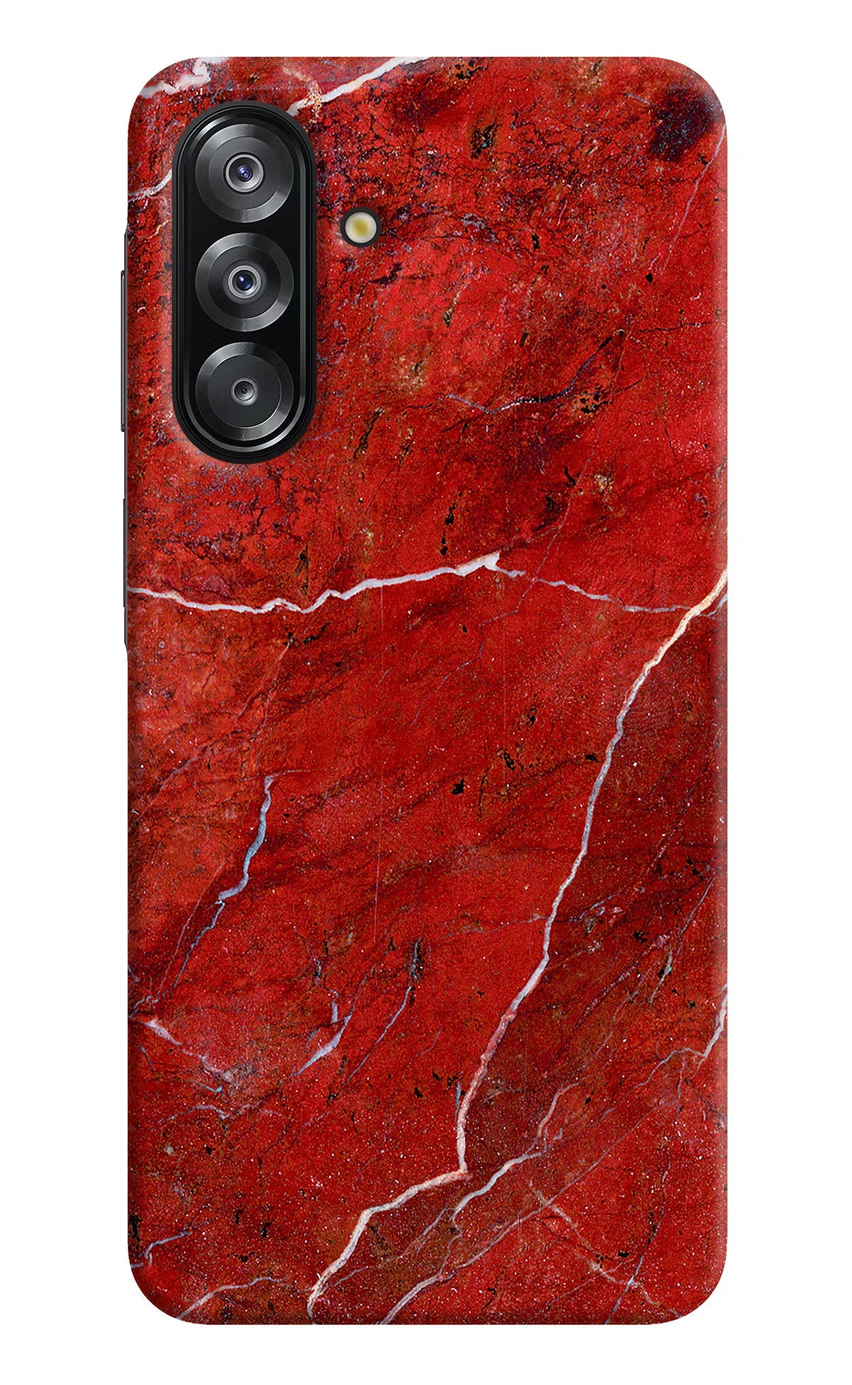 Red Marble Design Samsung A26 Back Cover