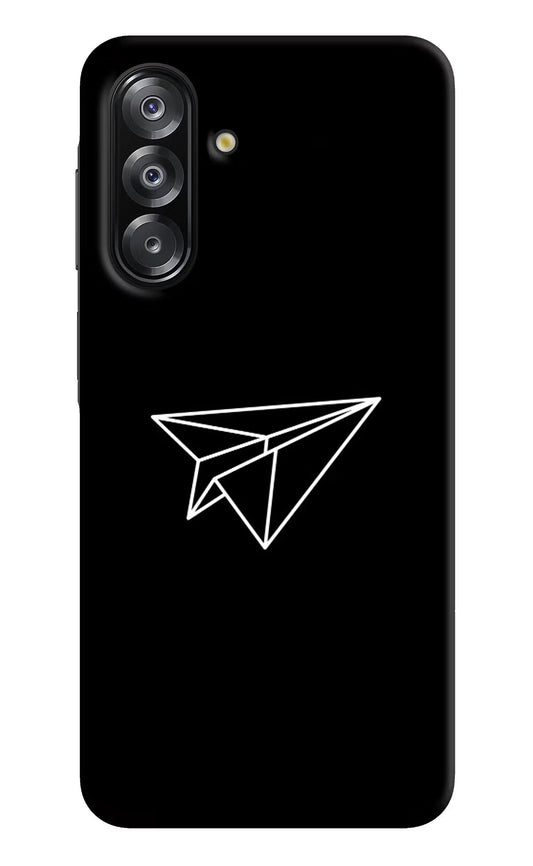 Paper Plane White Samsung A26 Back Cover