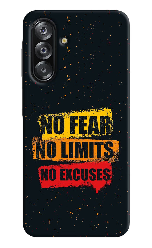No Fear No Limits No Excuse Samsung A26 Back Cover
