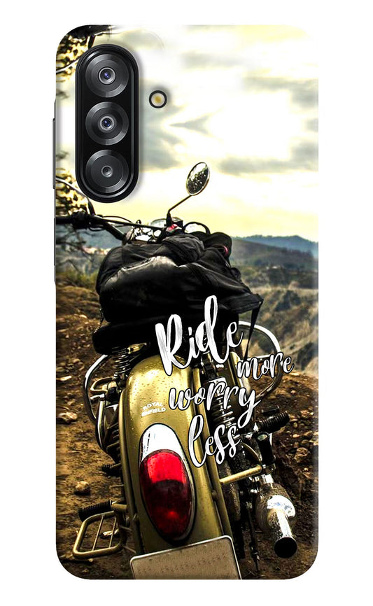 Ride More Worry Less Samsung A26 Back Cover