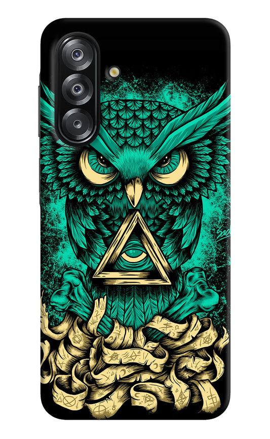 Green Owl Samsung A26 Back Cover