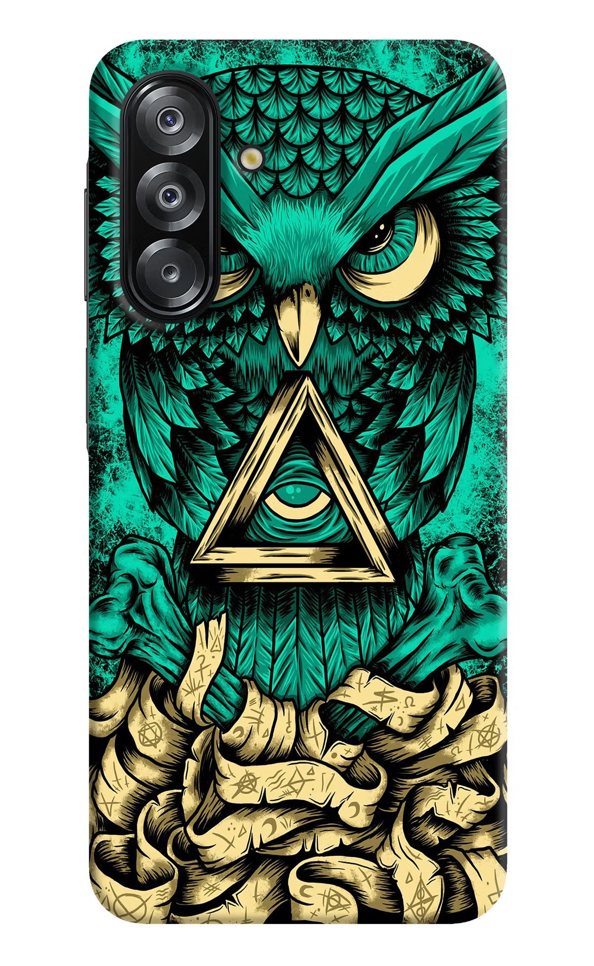 Green Owl Samsung A26 Back Cover