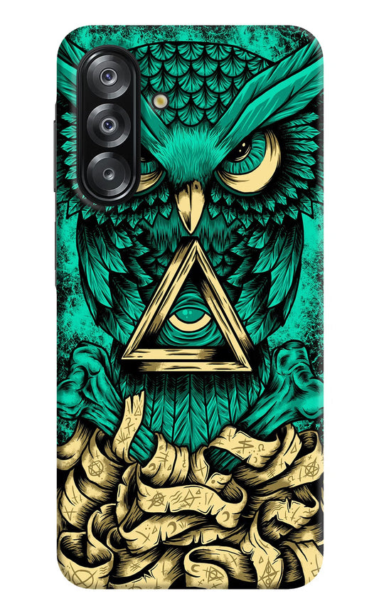 Green Owl Samsung A26 Back Cover