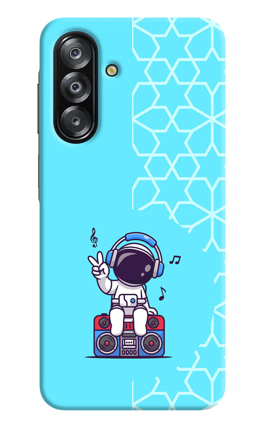Cute Astronaut Chilling Samsung A26 Back Cover