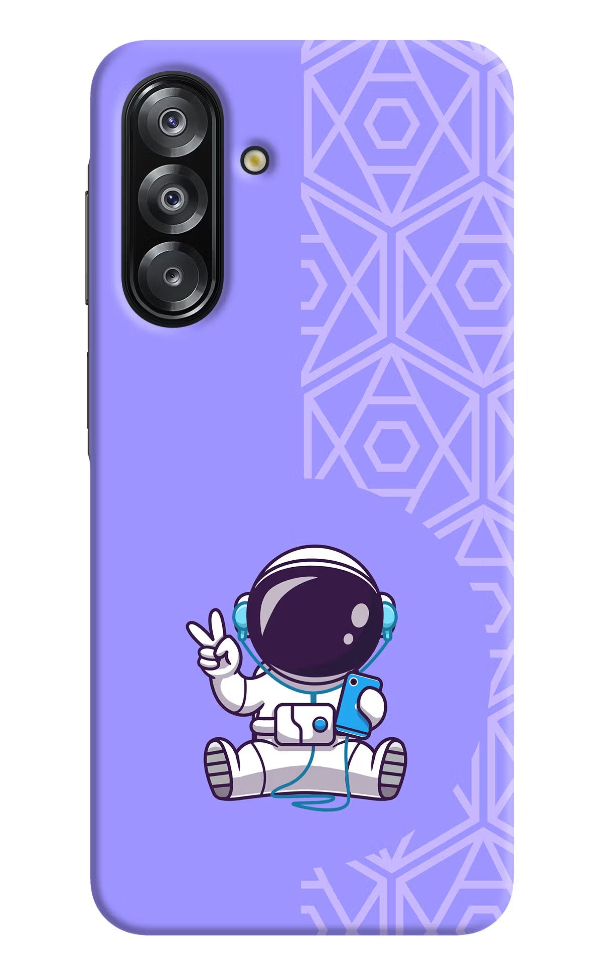 Cute Astronaut Chilling Samsung A26 Back Cover