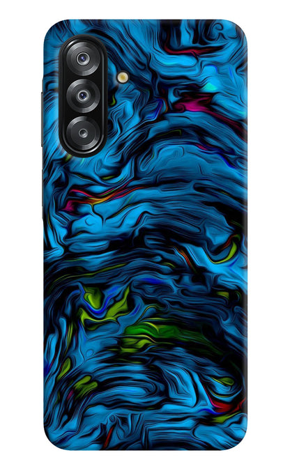 Dark Blue Abstract Samsung A26 Back Cover