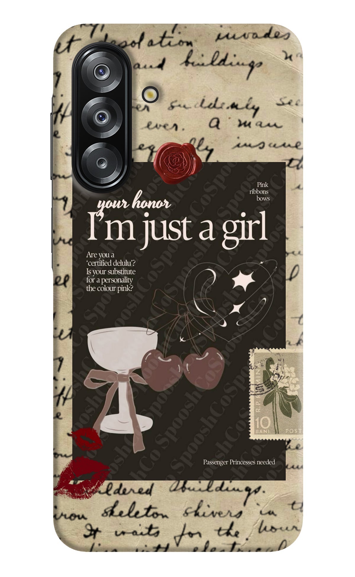 I am just a girl Samsung A26 Back Cover