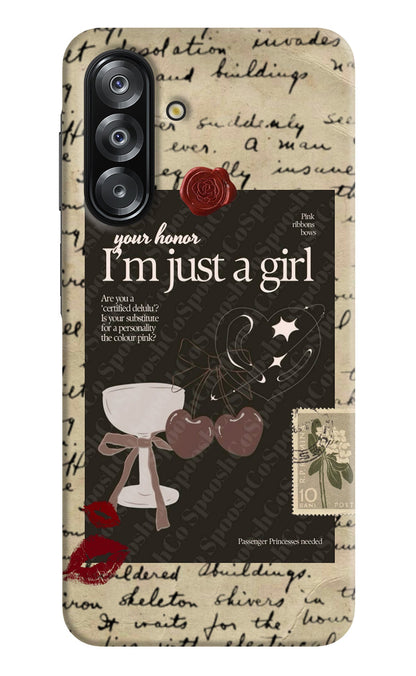 I am just a girl Samsung A26 Back Cover