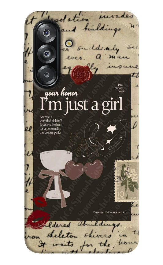 I am just a girl Samsung A26 Back Cover