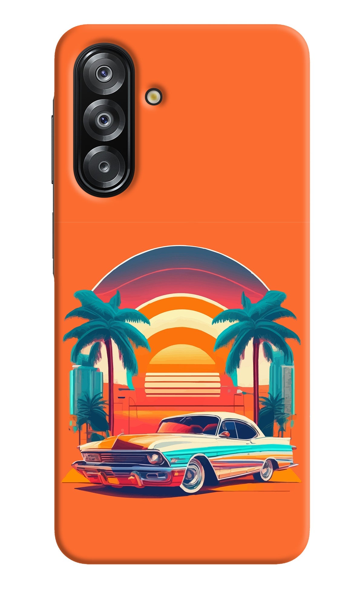 Palm Drive 80s Samsung A26 Back Cover