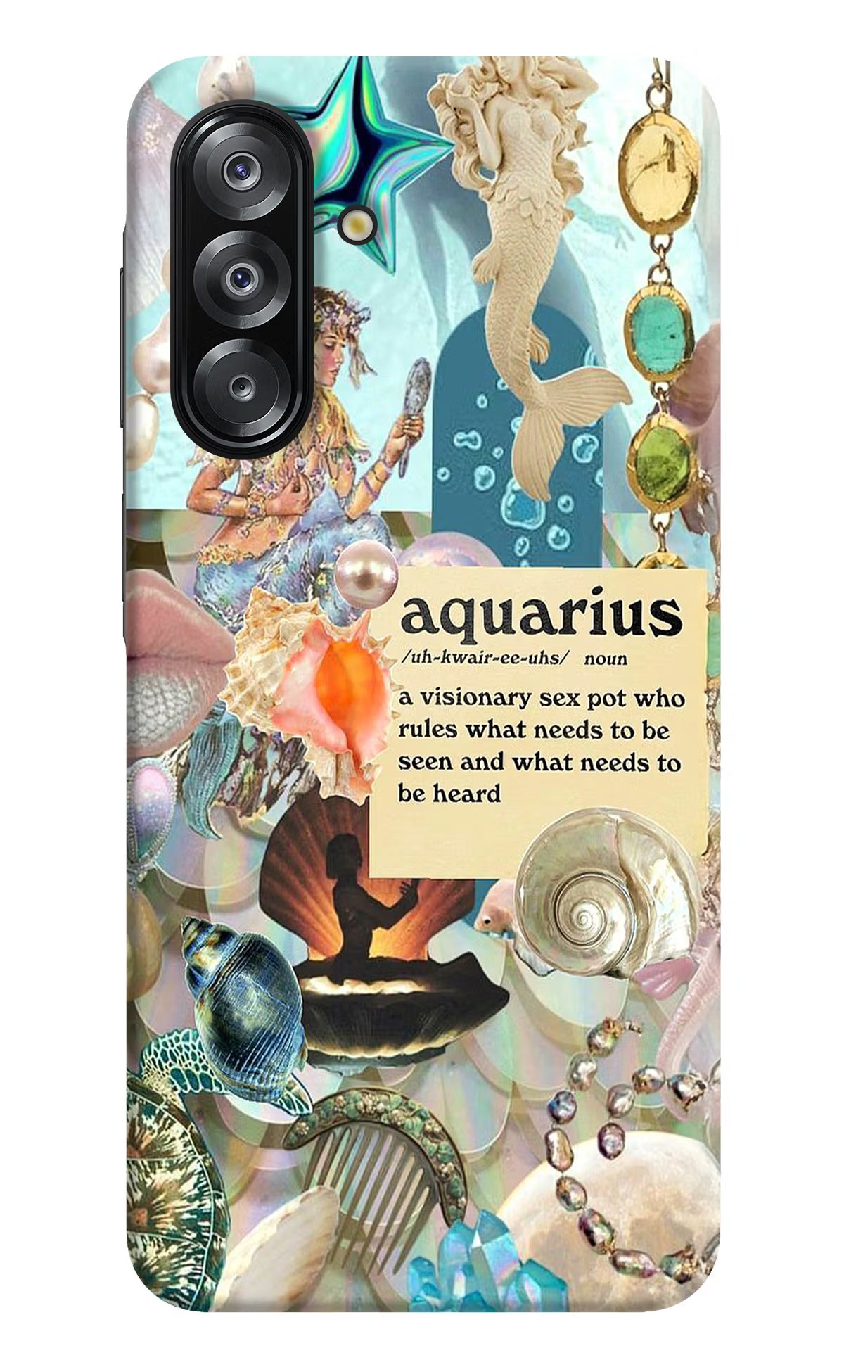 Aquarius Zodiac Samsung A26 Back Cover