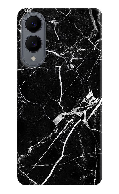 Black Marble Pattern Samsung S25 Edge Back Cover