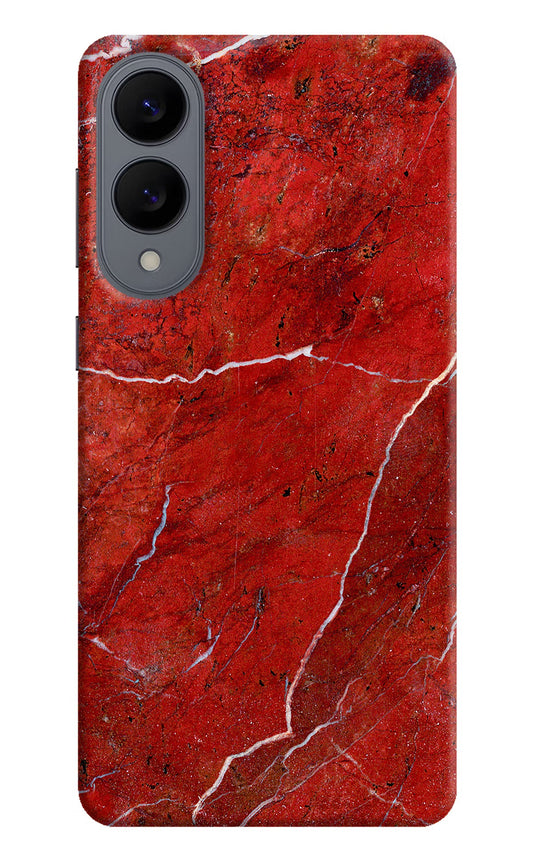 Red Marble Design Samsung S25 Edge Back Cover
